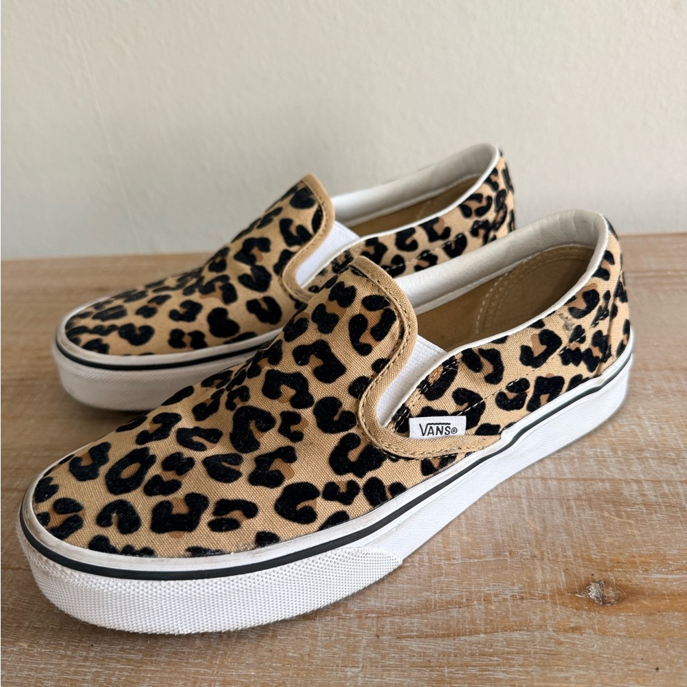 Vans Leopard Slip-Ons